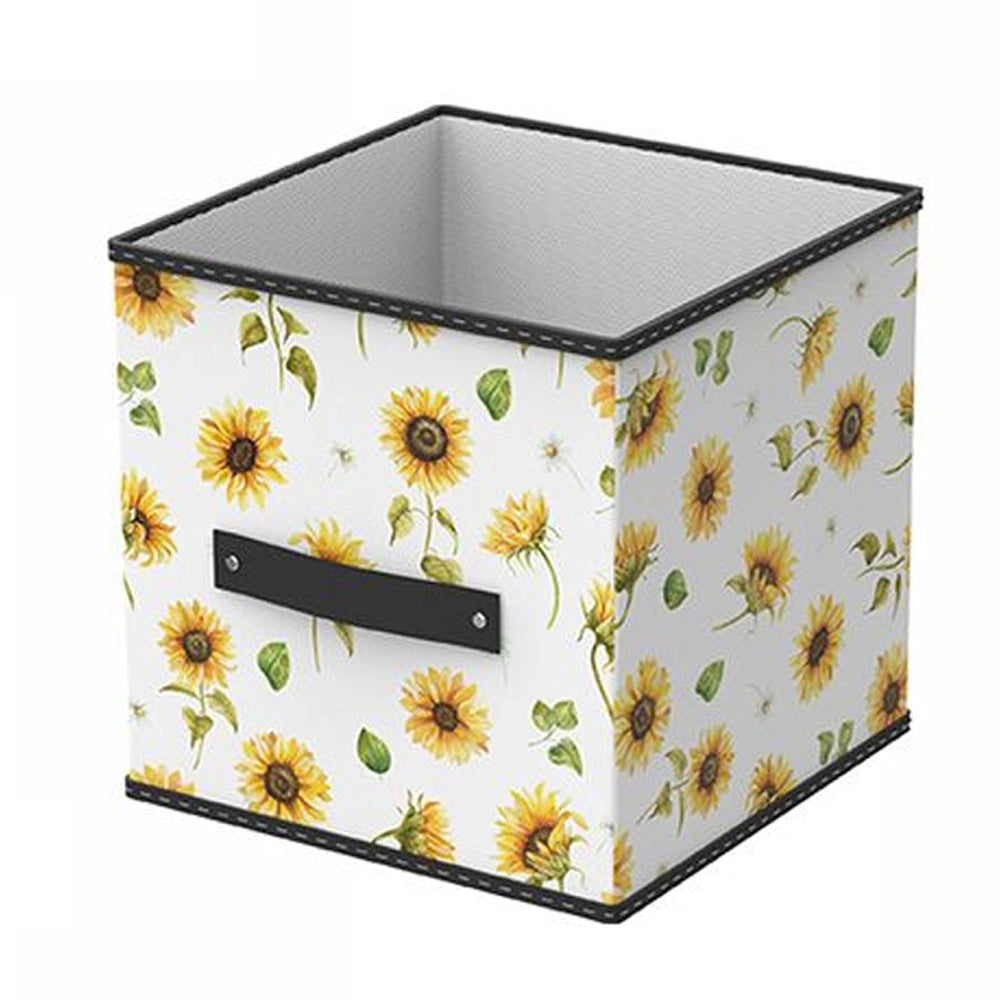 Trade Shop - Box Scatola Salvaspazio Armadio Contenitore Porta Oggetti Organizer 31x31x31 -