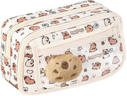 Etui per Capybara, con chiusura a rits e adesivi, dimensioni 22 x 7 x 13 cm