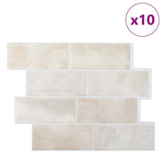 Piastrella subway 10 pz Marmo Beige 29 x 21 cm CFW5428471