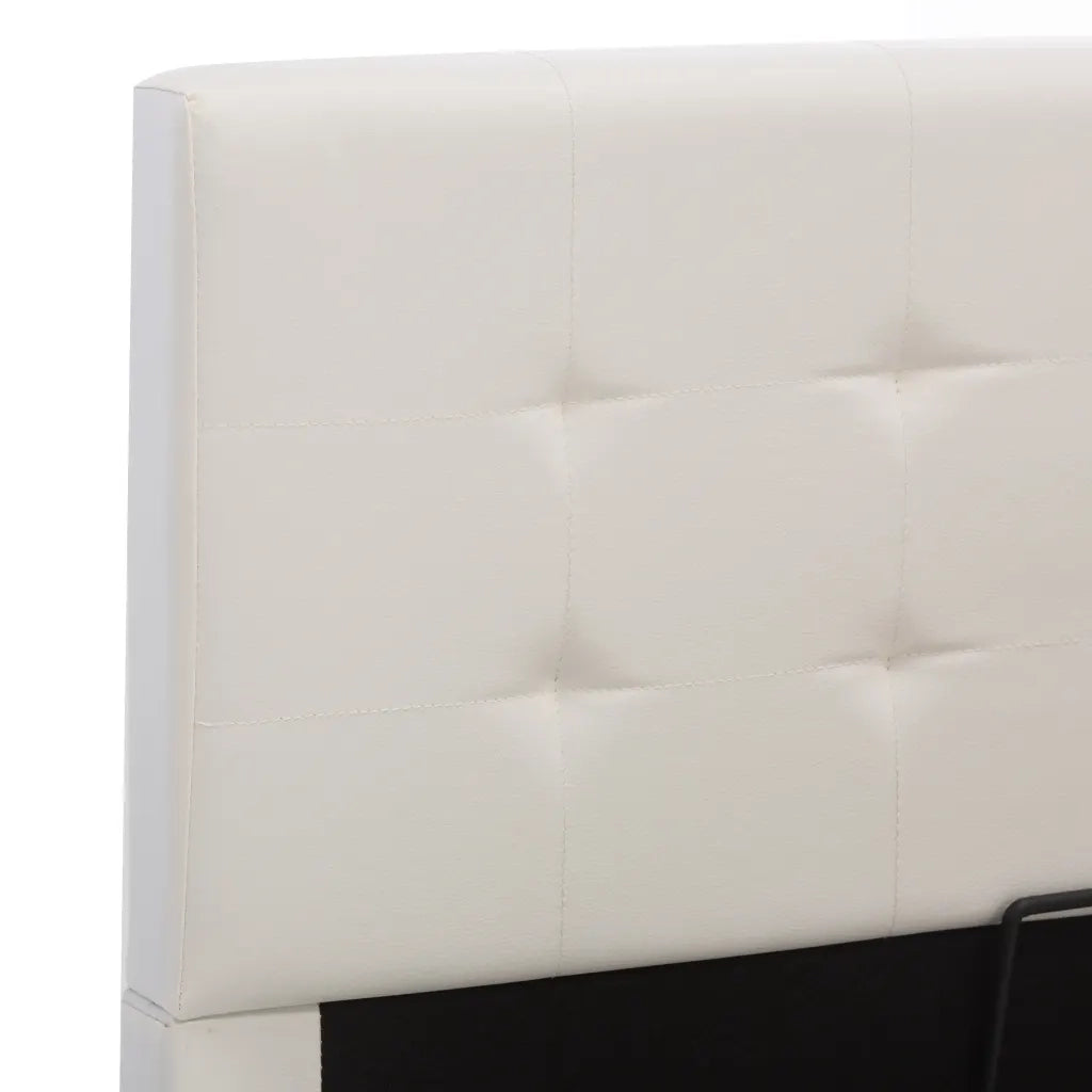 Giroletto con Contenitore Idraulico Bianco Similpelle 100x200cm 285517
