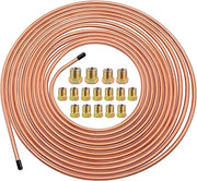 Kit di rivestimento in rame 25ft/7.62m - Sostituzione guaina di guida - Lame di rame flessibili - Auto parti di ricambio.