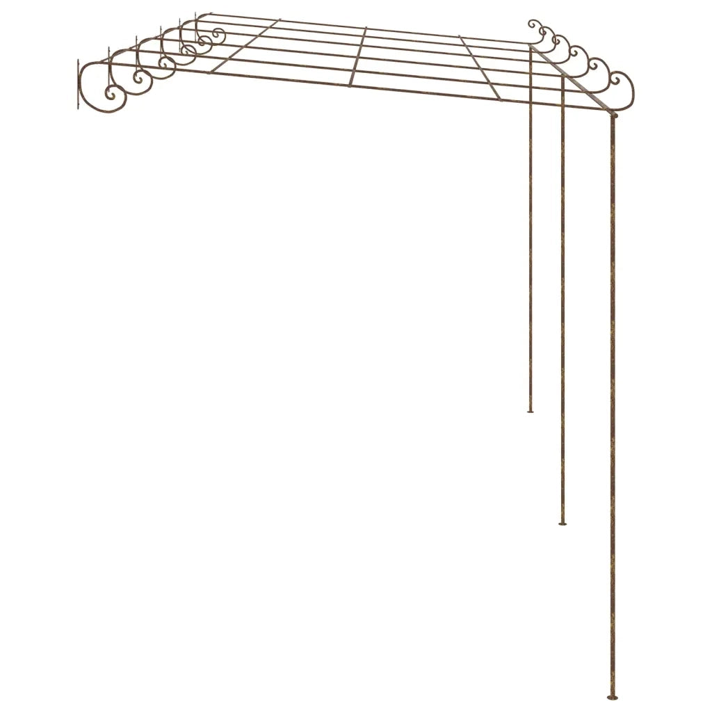 Pergolato da Giardino Marrone Anticato 6x3x2,5 m in Ferro CFW3241873