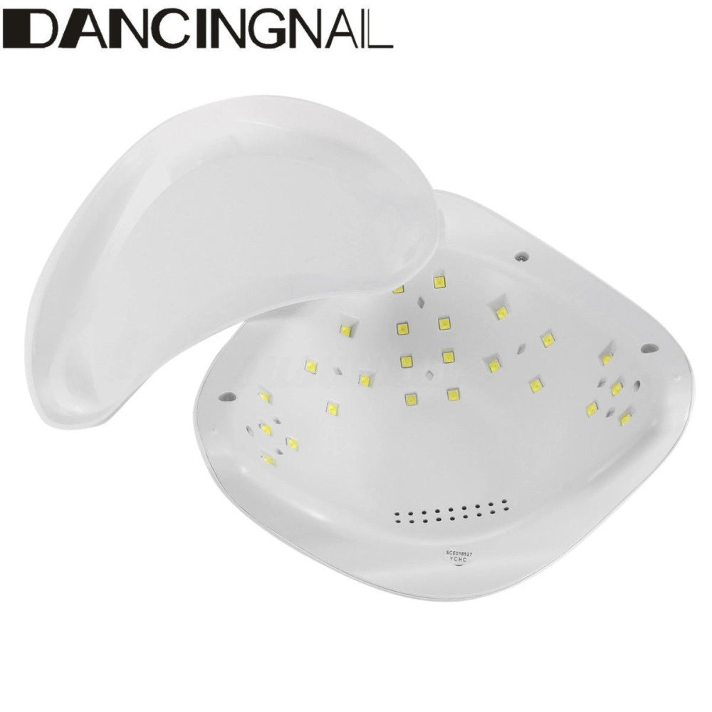 Trade Shop - Lampada Led Uv Per Unghie Nail Art Asciuga Gel Smalto 2 In 1 48w Manicure -