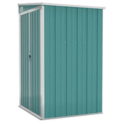 Casetta da giardino a parete 118 x 100 x 178 cm acciaio zincato verde 02_0044058