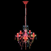 Lampadario in Cristallo 5 Lampadine Multicolore CFW8610712