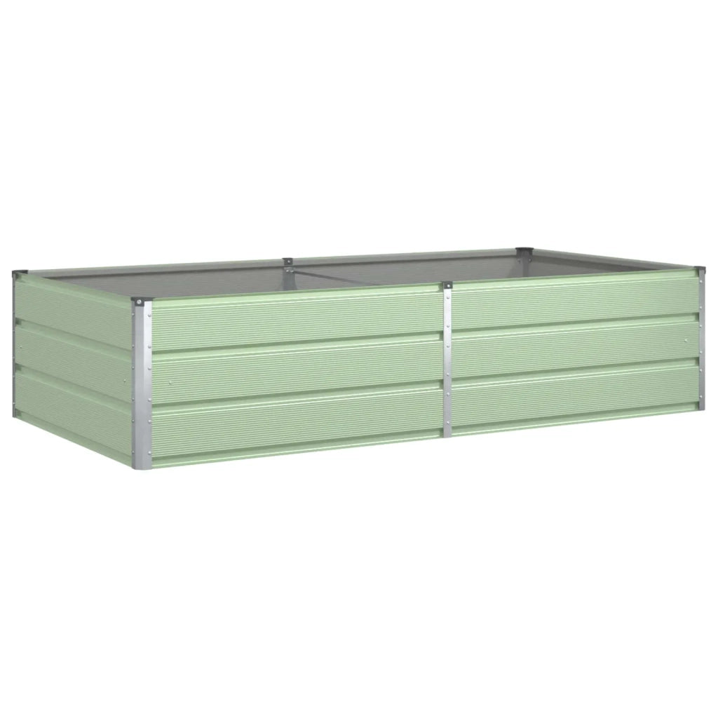Fioriera Verde Pastello 195 x 100 x 45 cm Acciaio zincato 42018271