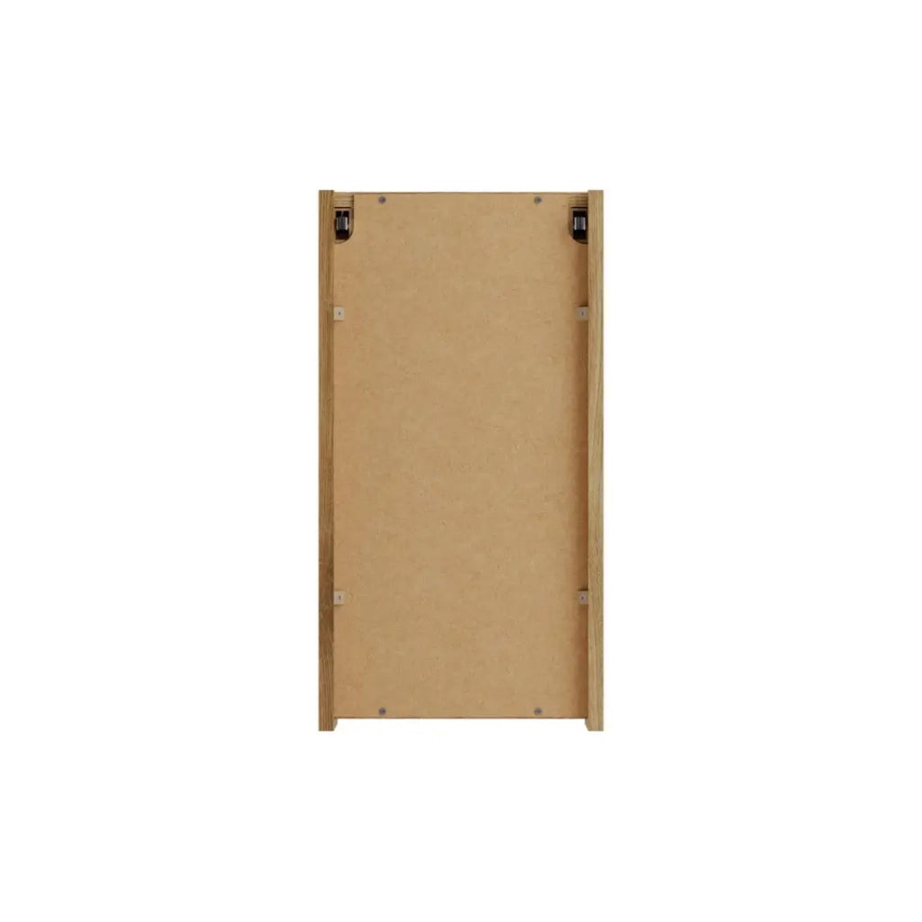 Mobile da bagno VANO 57 cm in rovere sospeso con 2 nicchie