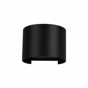 Lek Applique LED da parete per esterni e interni 6,8W 2700K Fascio luce regolabile 0-120 gradi colore Nero Opaco finitura elegante di alta qualità