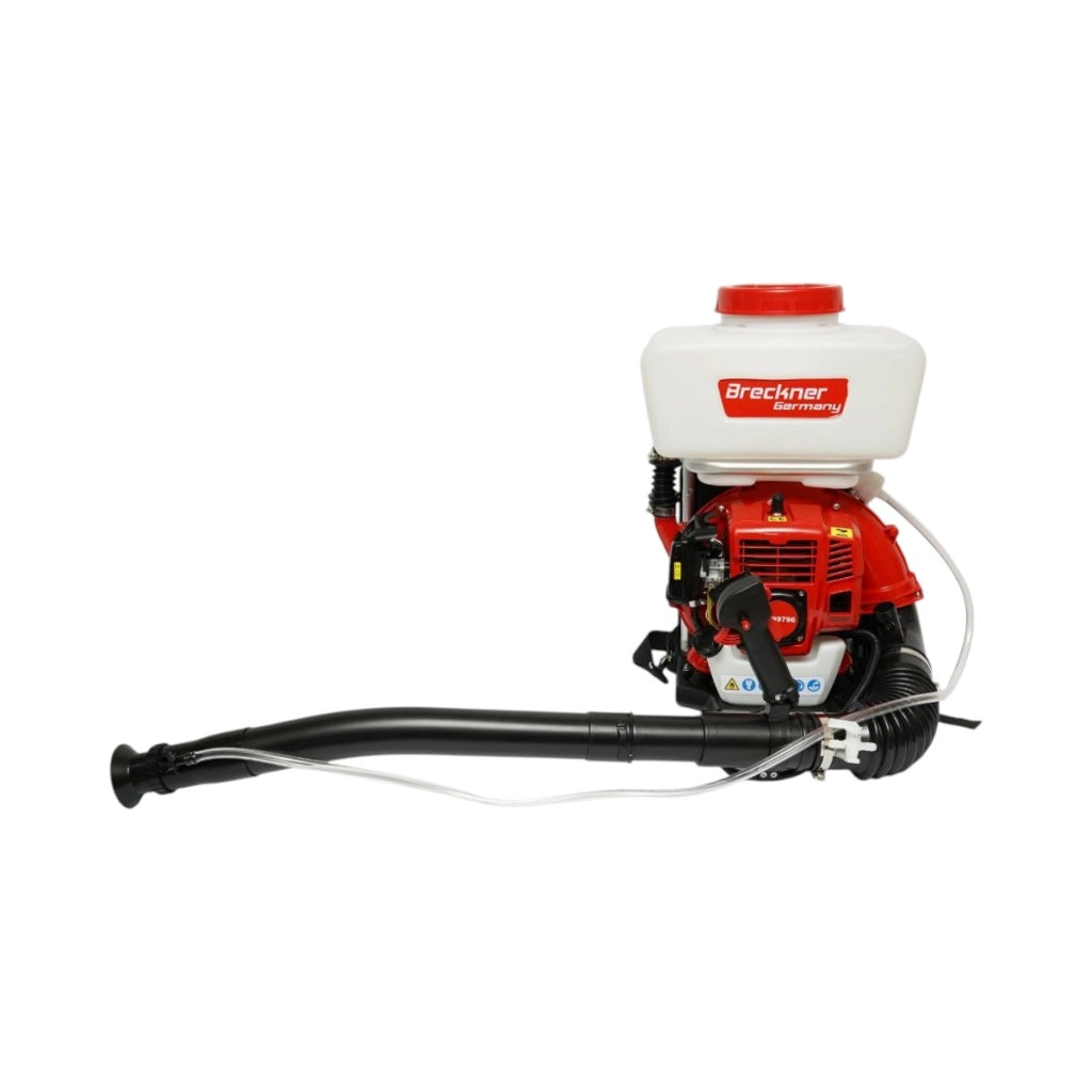 Atomizzatore benzina 14L, motore 2 tempi 2,3HP, 43cc, raggio di spruzzo 12m Breckner Germany