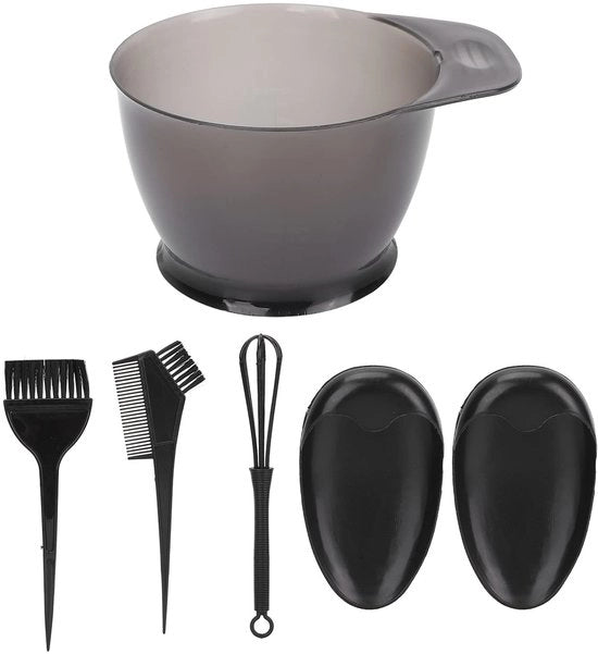 Kit per colorazione capelli professionale - set di colorazione capelli - spazzola per capelli - pettine ABS - facile da pulire - impugnatura affilata - kit per colorazione capelli