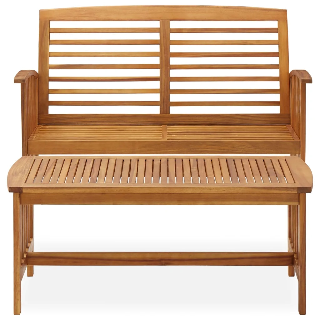 Set Divani da Giardino 2 pz | Set Salotto da Giardino in Legno Massello di Acacia