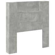 Testiera | Testata Grigio cemento 100 x 16,5 x 103,5 cm Legno multistrato