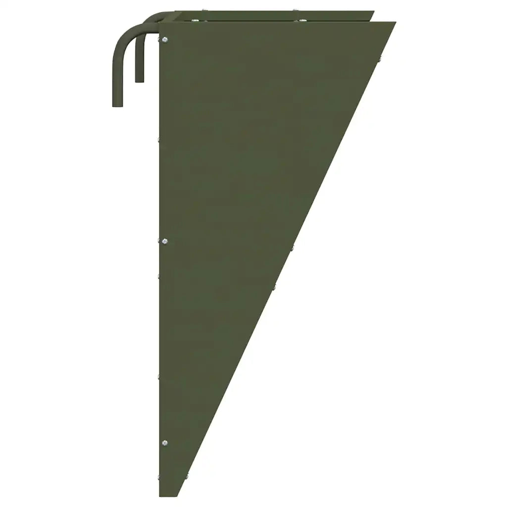 Mangiatore Appeso per Fieno Verde oliva 61 x 33 x 66 cm CFW2644686
