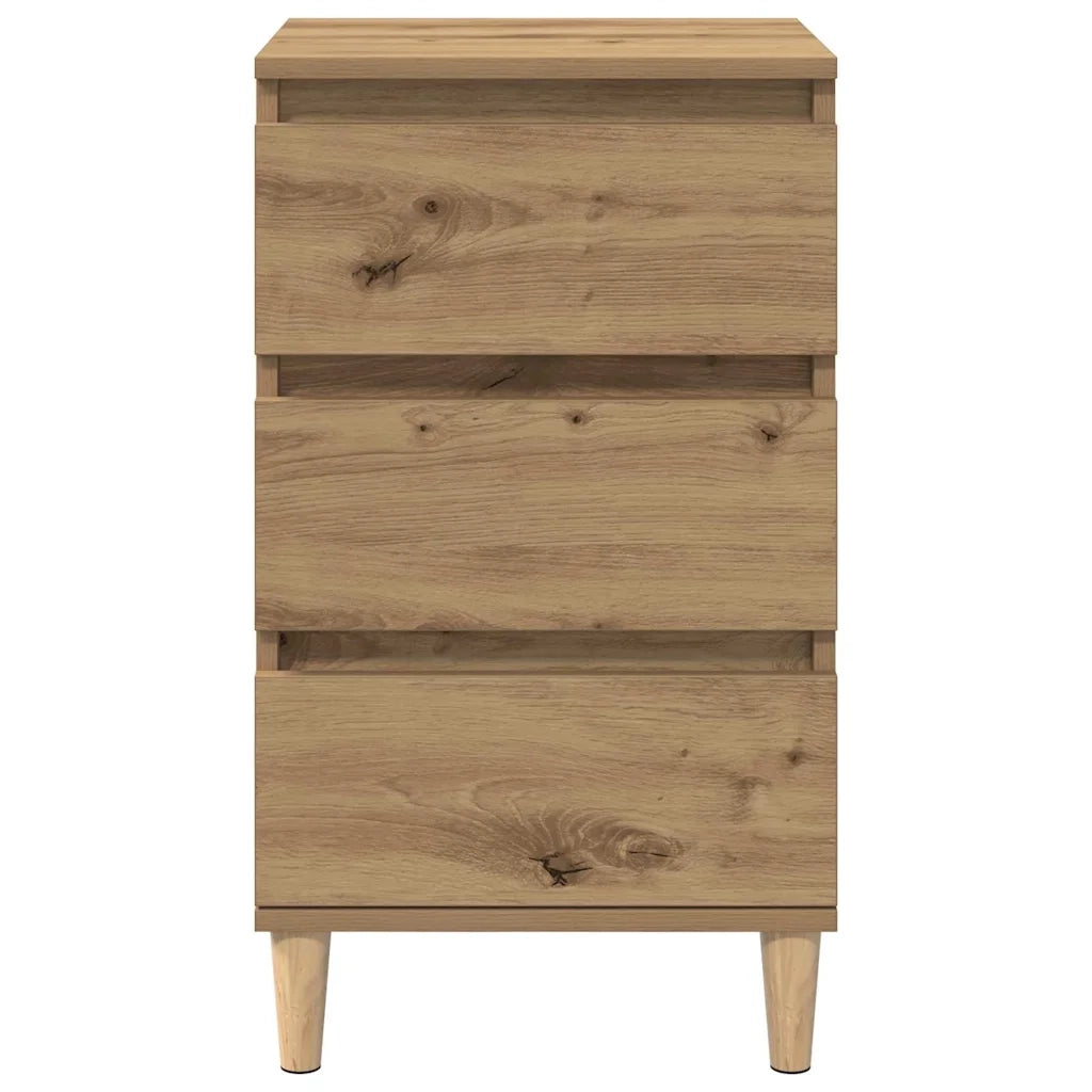 Armadio da Notte Rovere artigianale 40 x 35 x 70 cm 863428