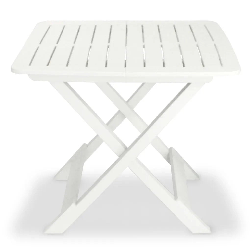 Set da Bistrot 3 pz | Set Salotto da Giardino in Plastica Bianco