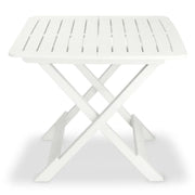 Set da Bistrot 3 pz | Set Salotto da Giardino in Plastica Bianco