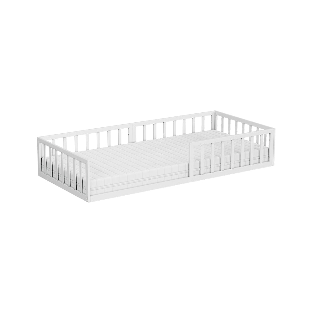 Vitalispa Letto per bambini Bianco 90x200 con materasso