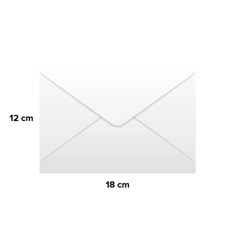 BUSTA DA LETTERA 12 x 18 bianca - s/finestra 40 pz  - BLASETTI
