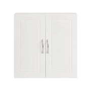 Armadietto pensile da bagno Mobile da parete per il cucina 2 ante 60x30x30cm Bianco FRG231-W