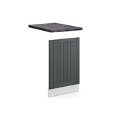 Pannello frontale Fame-Line Antracite rustico/Bianco 45 cm, PL Antracite Vicco