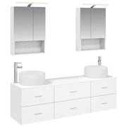 Set di mobili per il bagno 5 pcs Bianco 3406999