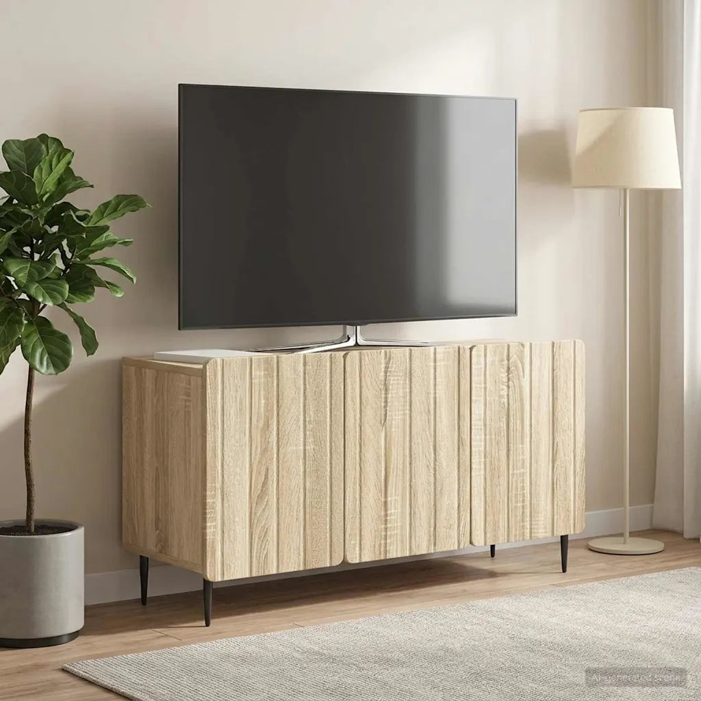 Mobile TV Rovere Sonoma 99 x 34,5 x 52 cm Legno ingegnerizzato 894487