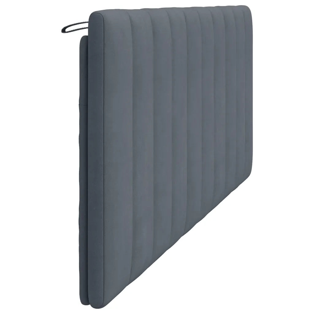 Cuscino Testiera Hanko Grigio Scuro 200 cm in Velluto 374690