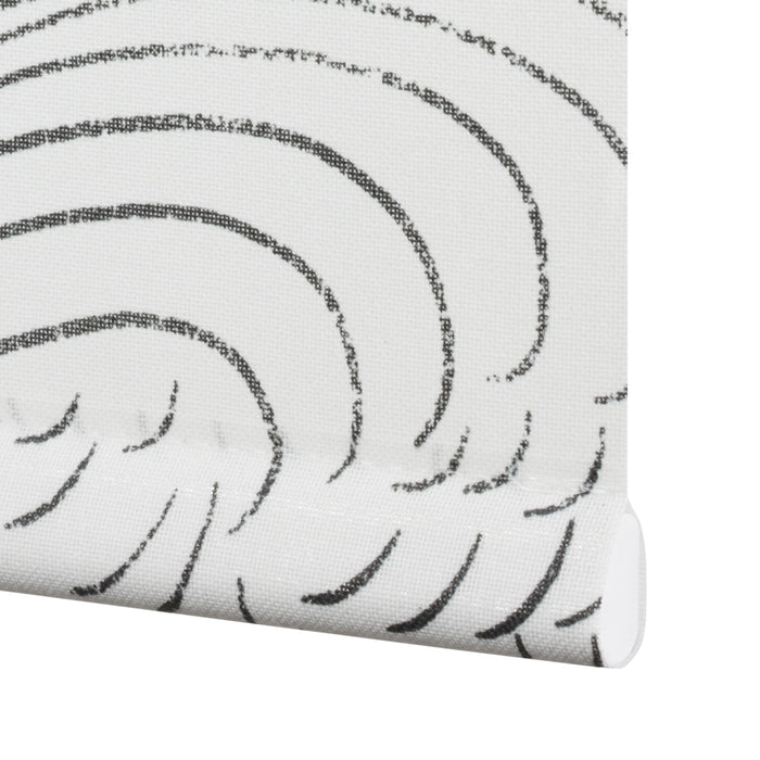 VIEWTEX Tenda a rullo Traslucida Waves Bianco 90 X 250cm - Made in Europe - 5 anni di garanzia