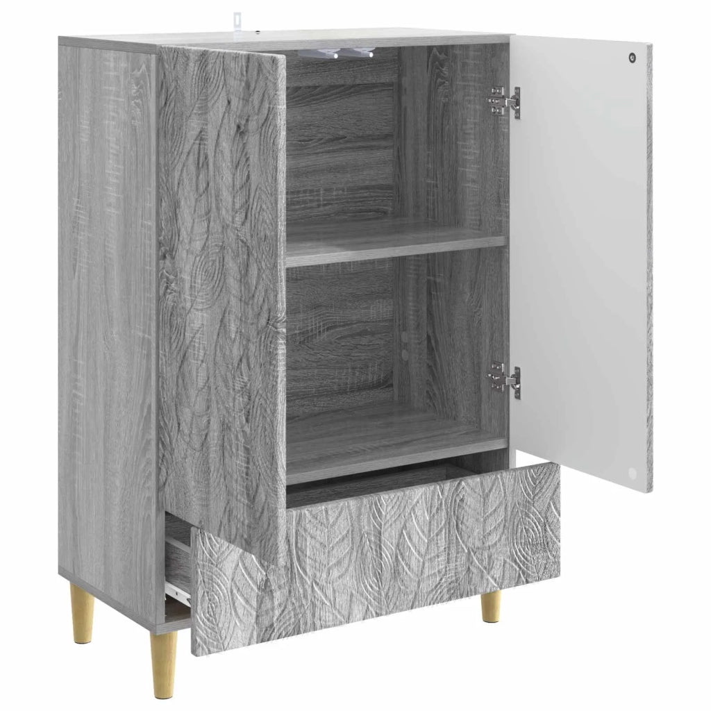 Credenza Sonoma grigio 66 x 34,5 x 95 cm Legno ingegnerizzato 895131