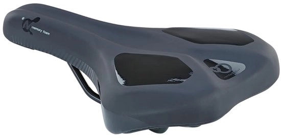 Sella da trekking con schiuma di sostegno, design ergonomico, leggero, posizione di sella ideale per lunghe escursioni, 279 x 173 mm, perfetto per biciclette e e-biciclette, massimo comfort per i ciclisti