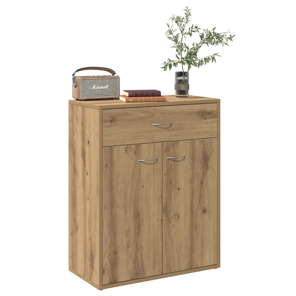 Credenza Rovere Artigianale 60x30x75 cm in Legno Multistrato 855897