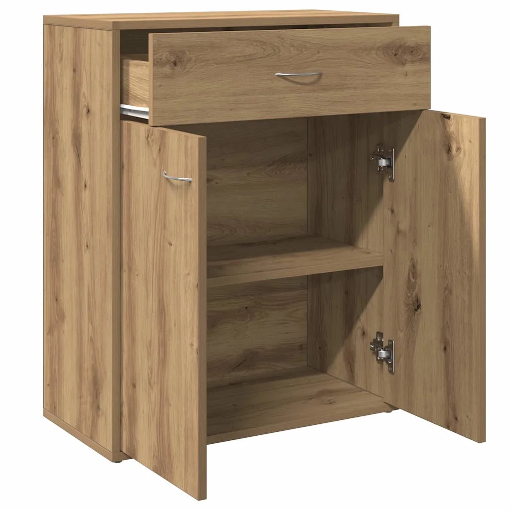 Credenza Rovere Artigianale 60x30x75 cm in Legno Multistrato 855897