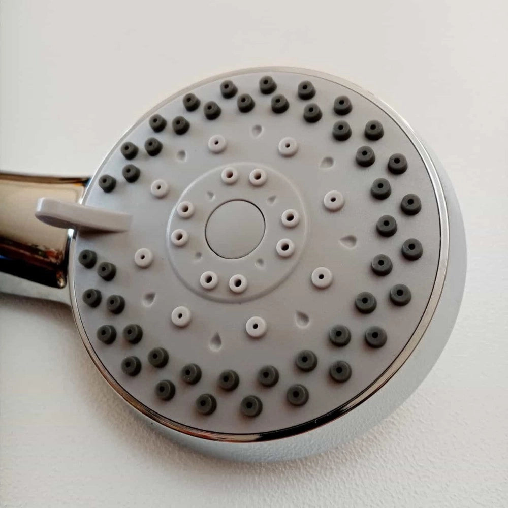 Doccetta in abs cromata anticalcare 5 getti da 85mm