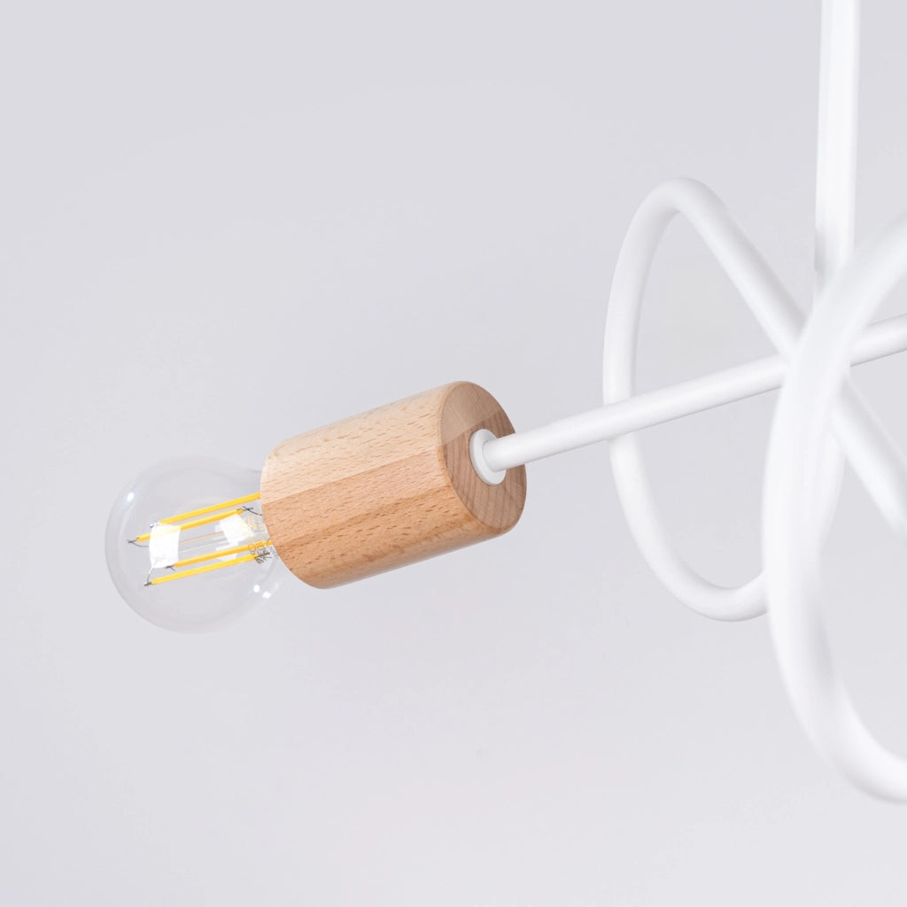 Lampadario EMBER 3 bianco