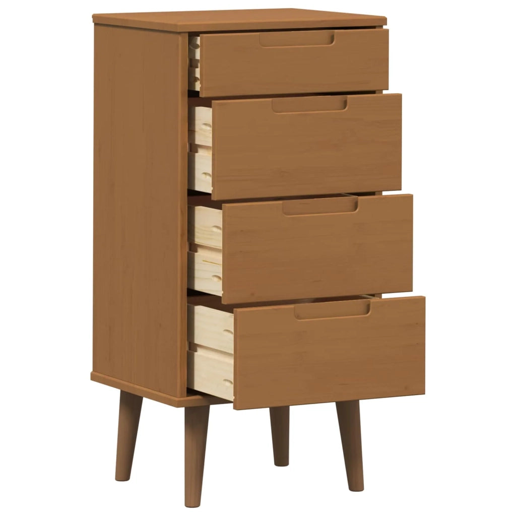 Cassettiera MOLDE Caramello 40 x 35 x 82 cm 42020934