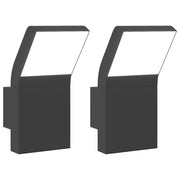 Applique per Esterni con LED 2 pz Nere Alluminio Pressofuso CFW6696738