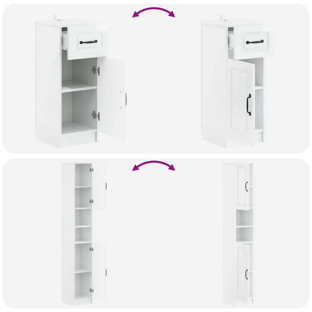 Set di armadietti da bagno in 3 pezzi UTRECHT 3417895
