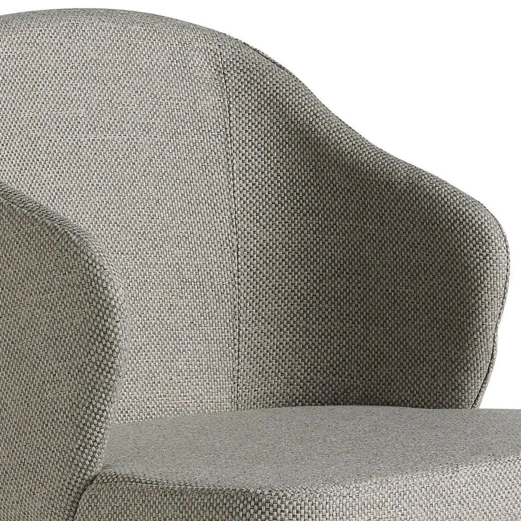 Sedia in tessuto grigio