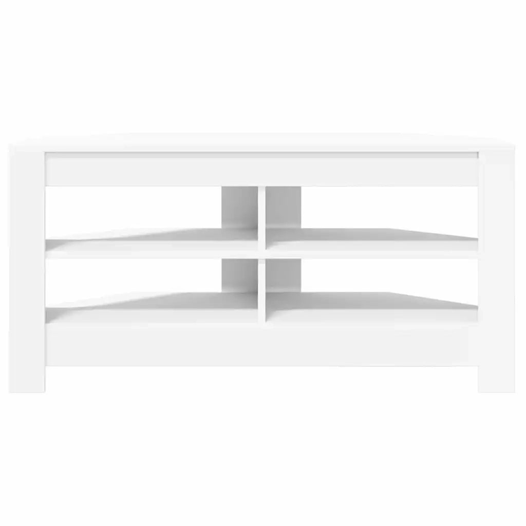MobileTVAngolare Bianco 102 x 40,5 x 45 cm Legno multistrato 889775
