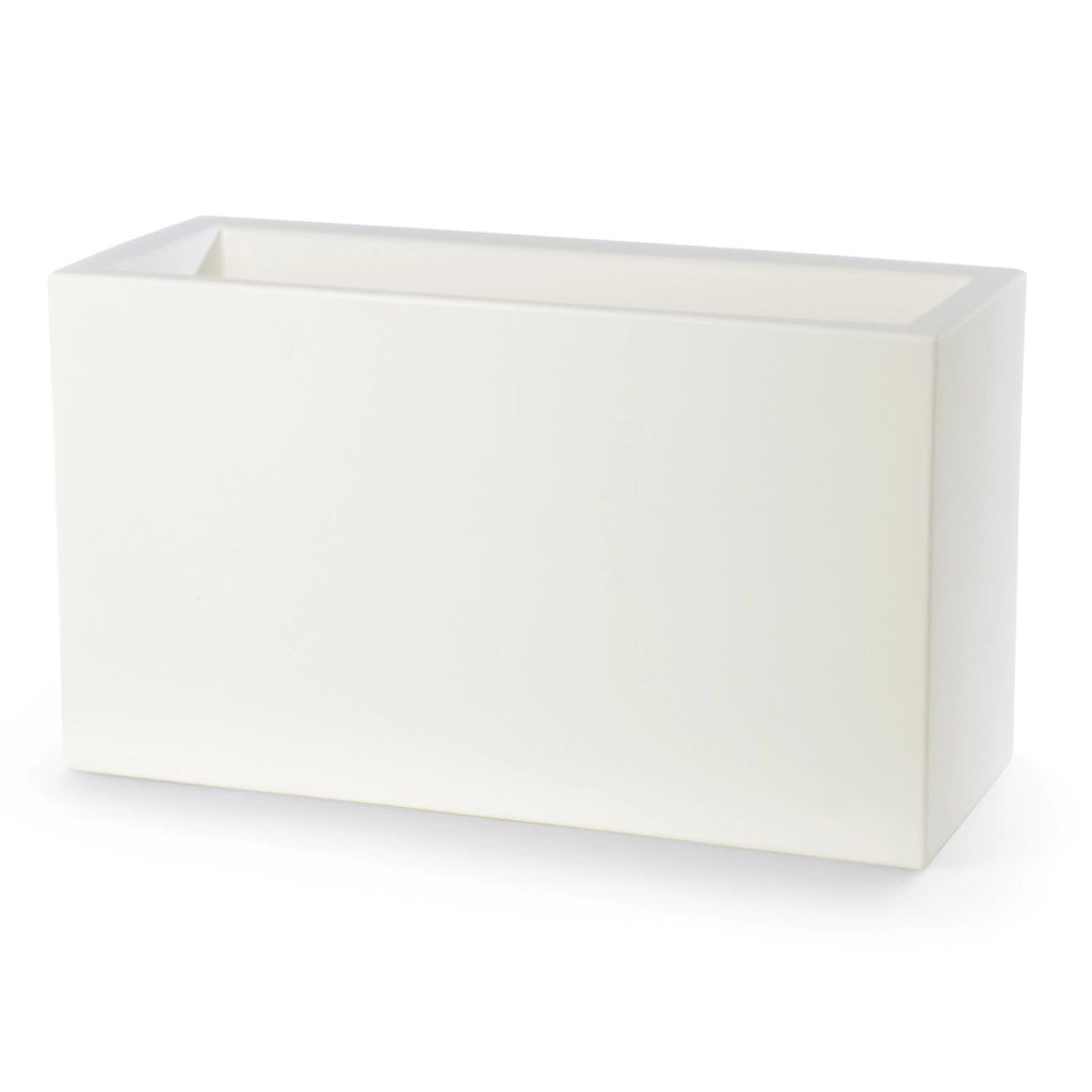 Fioriera Rettangolare colore Bianco 60x24 5 CM H 24 5 mod. Schio Cassa