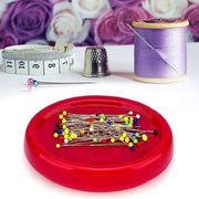 Cuscino a magli per ago a maglia paperclip viti rosse