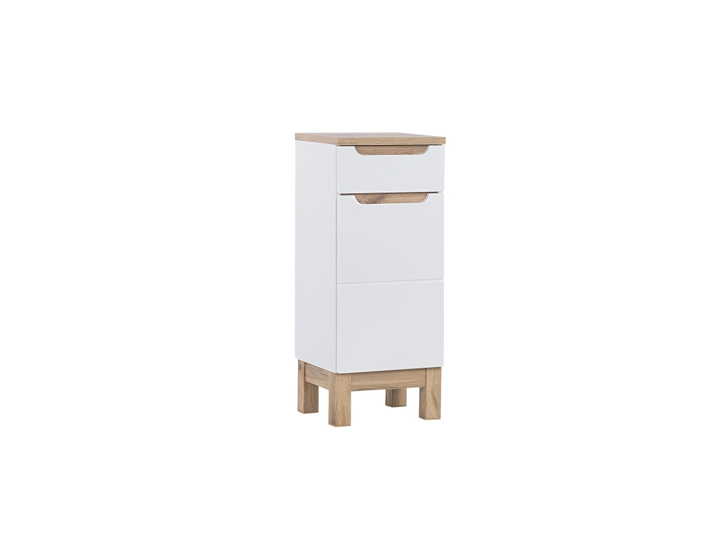 Mobile boczna 35 cm 1 anta 1 cassetto Bali White 35 x 86 x 33 cm