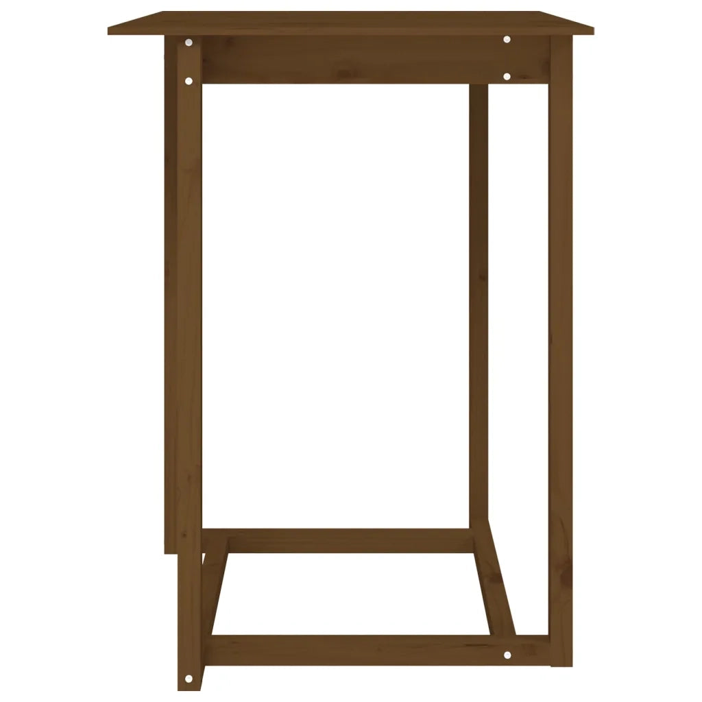 Tavolo da Bar Ambra 80x80x110 cm in Legno Massello di Pino 822185