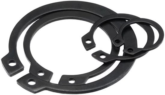 Circlip 32mm - Borghetti Esterni - Assortimento di Borghetti - Elemento di Fissaggio - 40 Pezzi - Acciaio di Manganeso - Borghetti