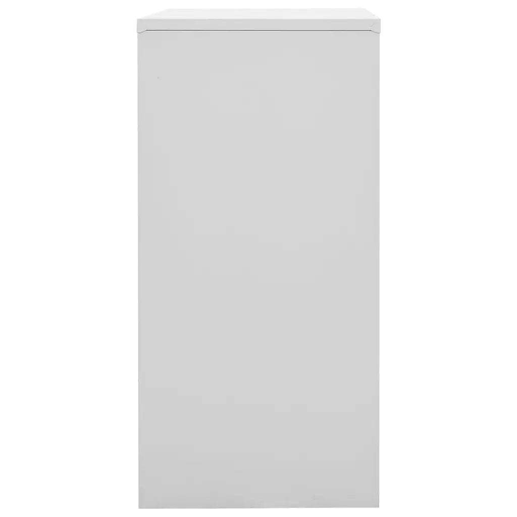 Armadietti e Chiavi 2pz Grigio Chiaro Blu 90x45x92,5cm Acciaio 3095232