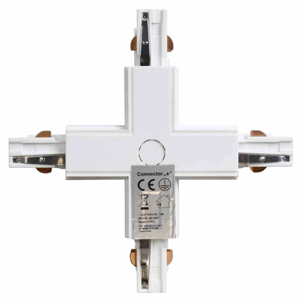 Milagro connettore per binario ML7097 bianco soffitto