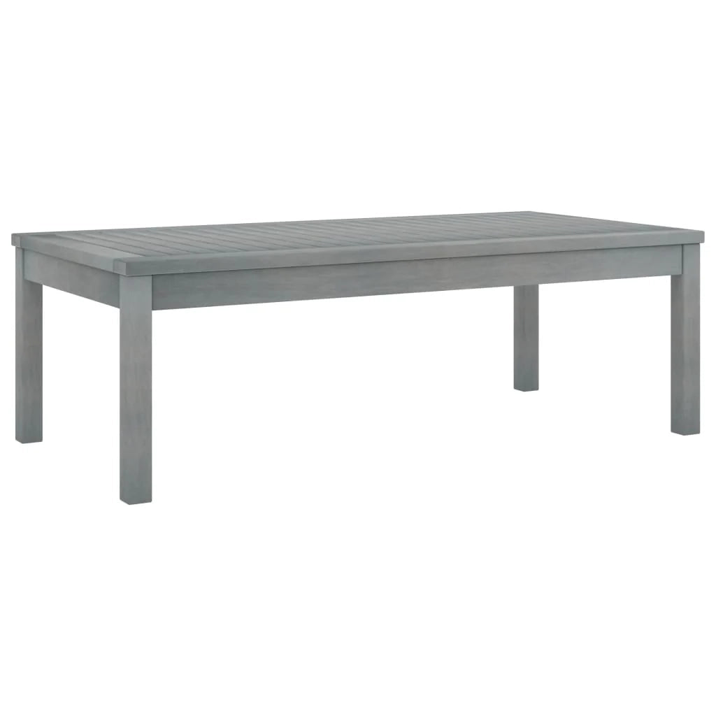 Set di mobili da giardino mobili da esterno 5 pezzi con cuscini legno massello di acacia grigio 02_0016292