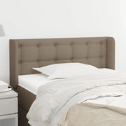 Testiera ad Orecchio Tortora 83x16x78/88 cm in Tessuto cod mxl 32599