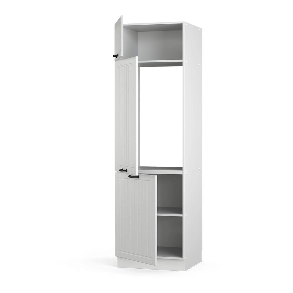 Vicco Armadio frigorifero Bianco casa di campagna 60 cm