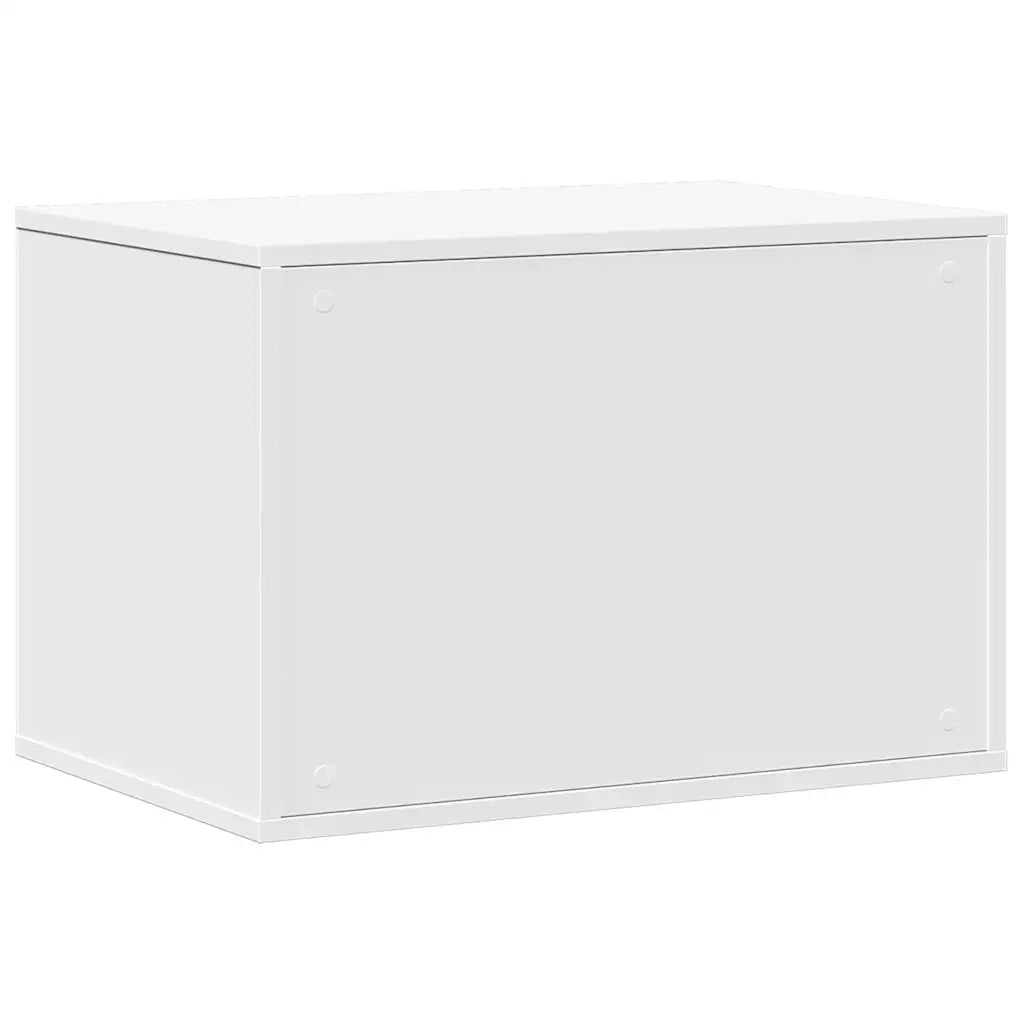 Recinto Lettiera Gatti Bianco 60x40x40 cm in Truciolato 857724